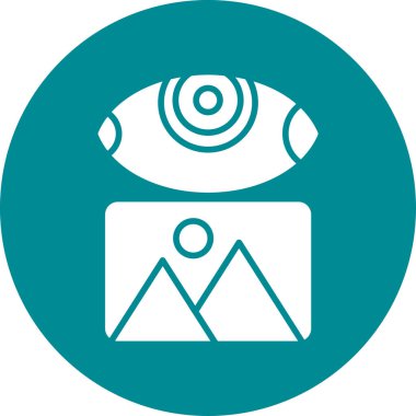 Modern simgenin vektör illüstrasyonu