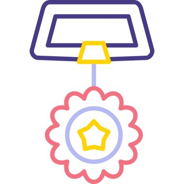 Geliştirme için web renk vektörü simgesi