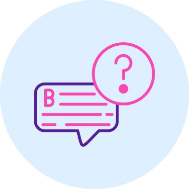 sohbet web simgesi basit tasarımı