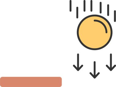 Vektör içinde klima simgesi