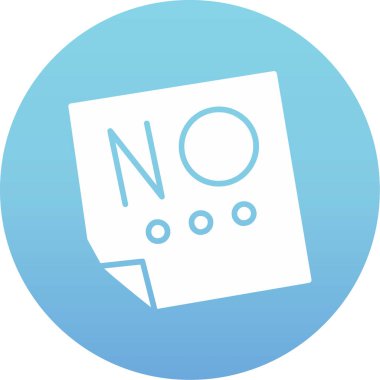 Hiçbir iz yok. Basit simge