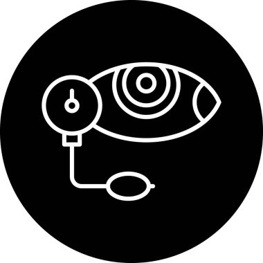 Göz simgesi vektör illüstrasyonu