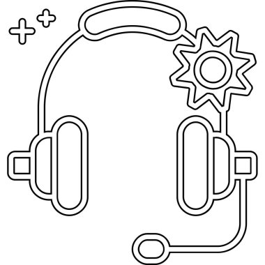 Kulaklık simgeli kulaklık