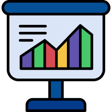 Çizelge. Web simgesi basit illüstrasyon