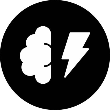 Vektör yıldırım simge tasarlamak