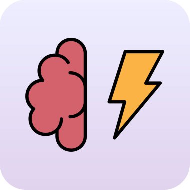 Beyaz arkaplanda izole edilmiş fırtına simgesi. Şimşek ve ikon ikonu olan bir bulut. vektör.