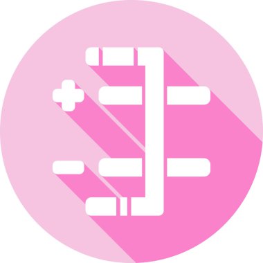 Modern b 'nin vektör çizimi hastanenin ikonundan yoksun