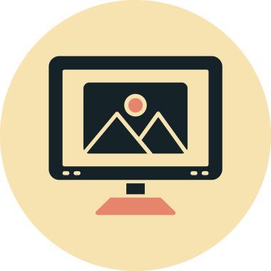 Seo simgesinin vektör illüstrasyonu