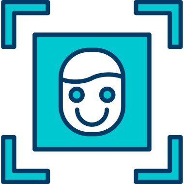 Bir insan simgesinin vektör illüstrasyonu