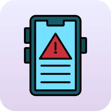 Bir harita simgesinin vektör illüstrasyonu