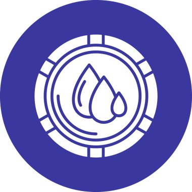 Su damlasının vektör çizimi