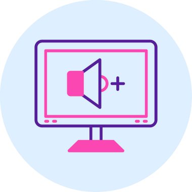 bilgisayar simgesi vektör illüstrasyonu