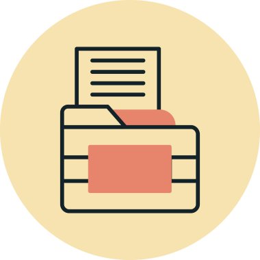 Dosya. Web simgesi basit illüstrasyon