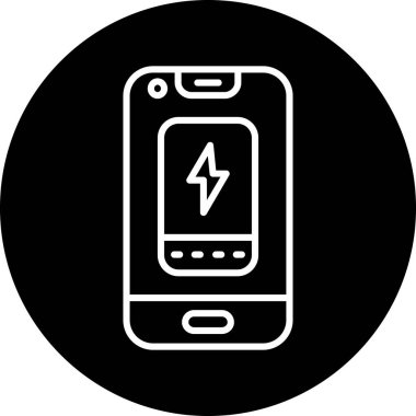 Smartphone web simgesi, vektör çizim