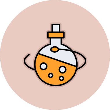 Mumlu bir noel balosu ikonunun vektör çizimi