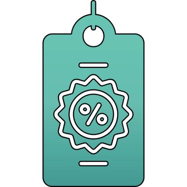 etiket simgesi vektör illüstrasyonu