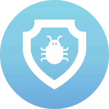 Virüs ikonu vektör illüstrasyonu