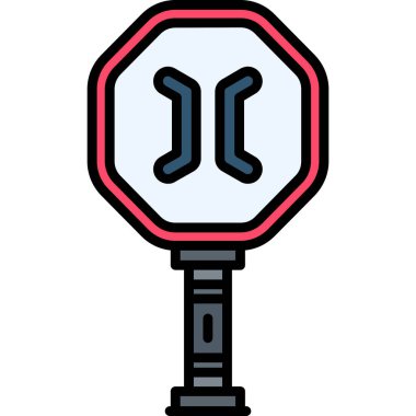 Yol simgesi çizimi web tasarımı için arka planda izole edilmiş