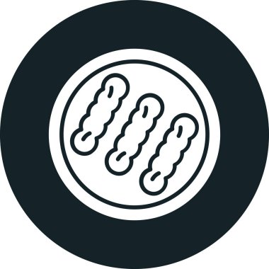 Gıda simgesinin vektör illüstrasyonu