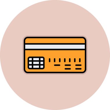 Kredi kartıyla. Web simgesi