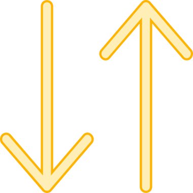 ok yönü aşağı simgesi