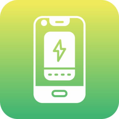 Kişisel ve ticari kullanım için mobil vektör illüstrasyon simgesi tasarımı