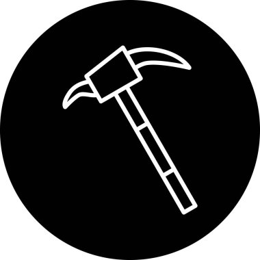 Axe simgesi, vektör illüstrasyonu