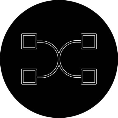 Bir b eksikliği simgesinin vektör çizimi