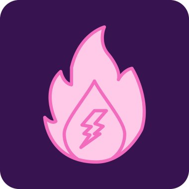 Alevli yanan mumun vektör illüstrasyonu