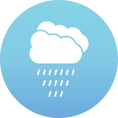 yağmur ikonu. vektör illüstrasyonu