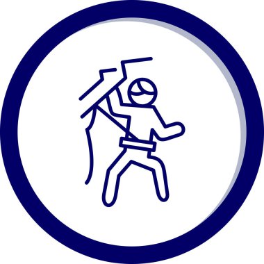 Bir simgenin vektör illüstrasyonu