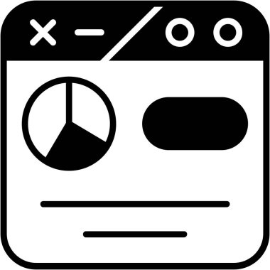 araba simgesi, vektör illüstrasyonu