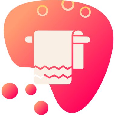 yiyecek web simgesi çizimi arkaplanda izole edildi