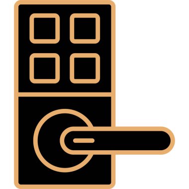 Bir ev simgesinin vektör illüstrasyonu