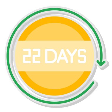 Geriye kalan 2 gün simgesi