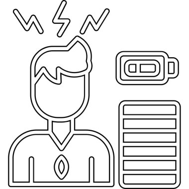 Veri analizine sahip iş adamı