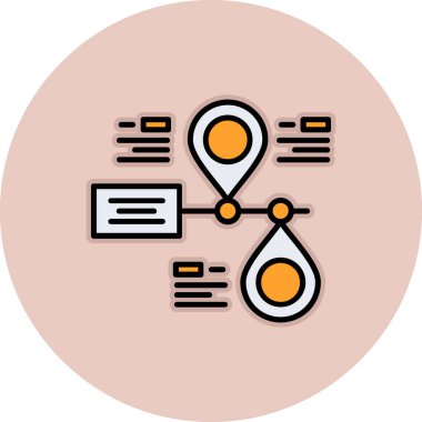 seo modern simgesinin vektör illüstrasyonu