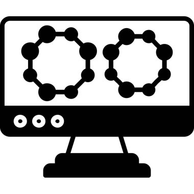 ağ bağlantısı vektör çizgisi simgesi