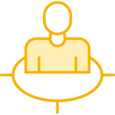 iş simgesi vektör illüstrasyonu