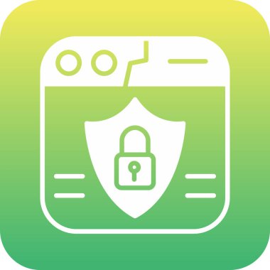 vektör güvenliği düz illüstrasyon