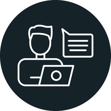 seo modern simgesinin vektör illüstrasyonu