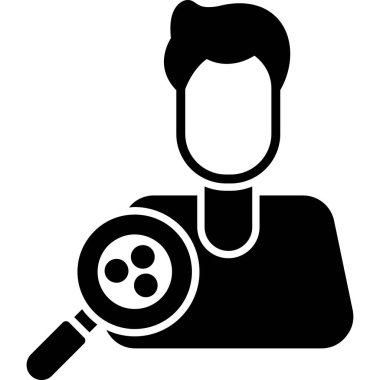 Ara. Web simgesi basit illüstrasyon