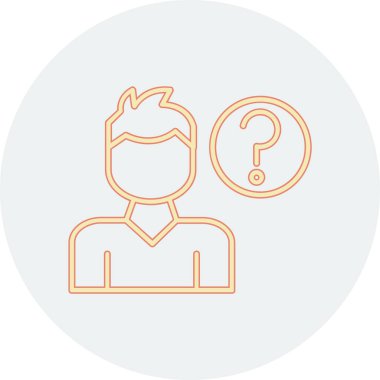 kullanıcı vektör çizgisi simgesi