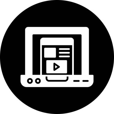 Web tasarım ikonu vektör illüstrasyonu