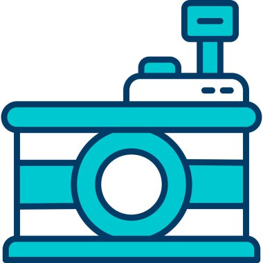 Kamera. Web simgesi basit tasarım