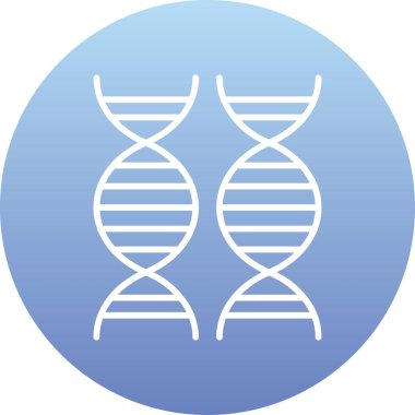 DNA molekülü. Web simgesi