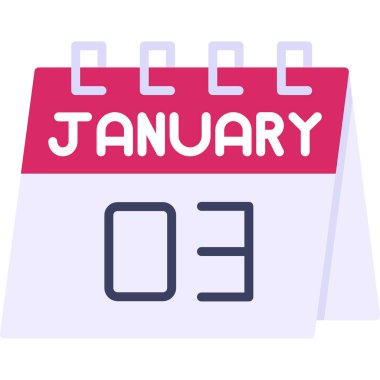 25 Ocak takvim simgesi