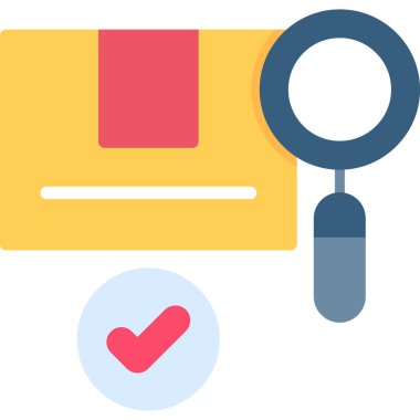 vektör biçiminde kontrol listesi düz simgesi