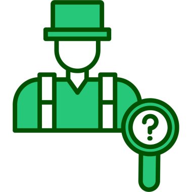 Arama simgesi, vektör illüstrasyonu