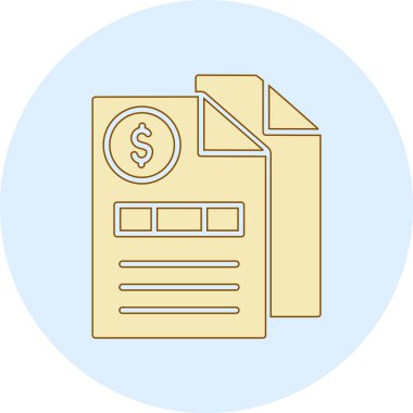 Para için. Web simgesi basit illüstrasyon